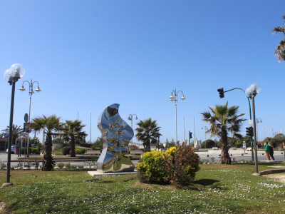 International sculpture park in Pietrasanta