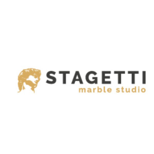 Stagetti marbel studio logo.